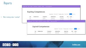 Due and Expired Training Records