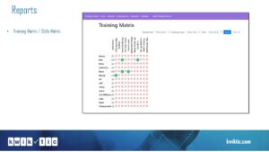 Training Skills Matrix