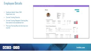 Employee Training Details